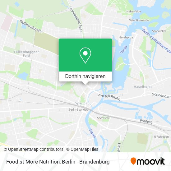 Foodist More Nutrition Karte