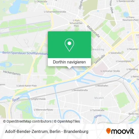 Adolf-Bender-Zentrum Karte