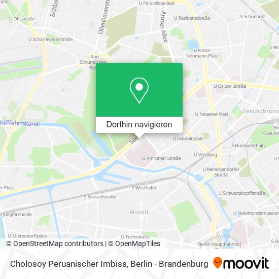 Cholosoy Peruanischer Imbiss Karte