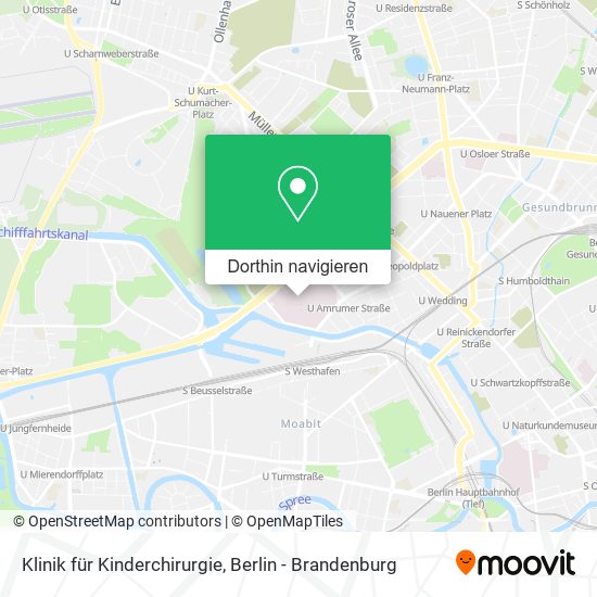Klinik für Kinderchirurgie Karte