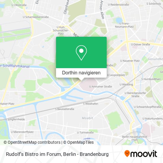 Rudolf's Bistro im Forum Karte