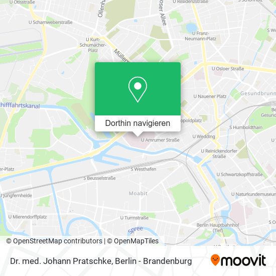 Dr. med. Johann Pratschke Karte