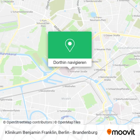 Klinikum Benjamin Franklin Karte