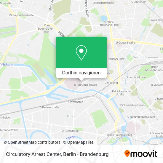 Circulatory Arrest Center Karte