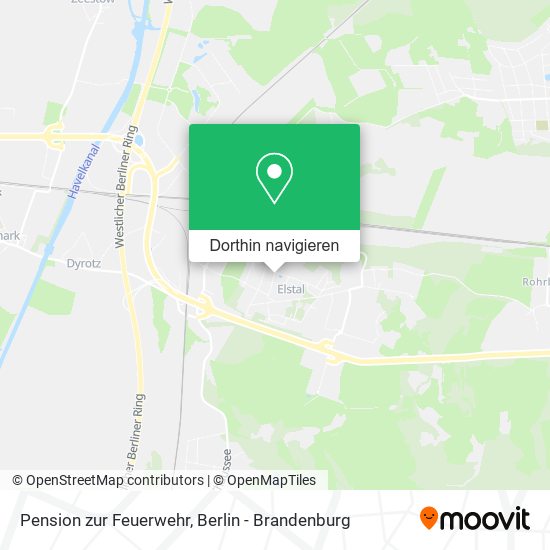 Pension zur Feuerwehr Karte