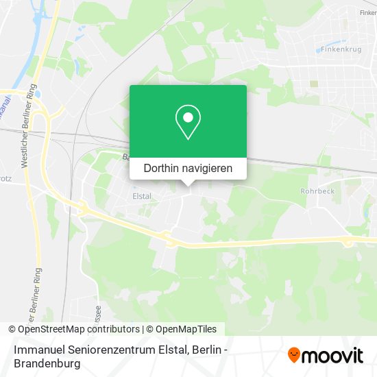 Immanuel Seniorenzentrum Elstal Karte