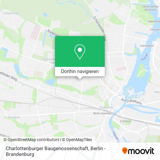 Charlottenburger Baugenossenschaft Karte