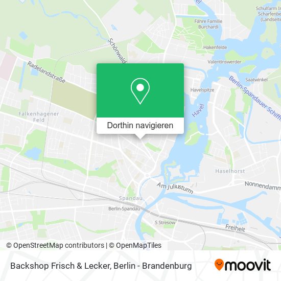 Backshop Frisch & Lecker Karte