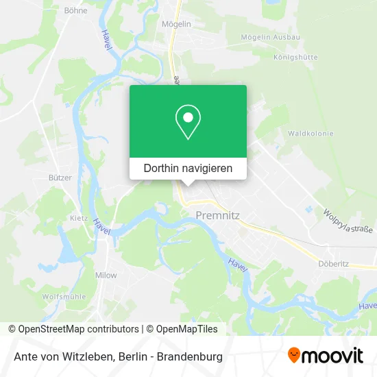 Ante von Witzleben Karte