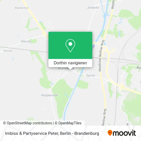 Imbiss & Partyservice Peter Karte