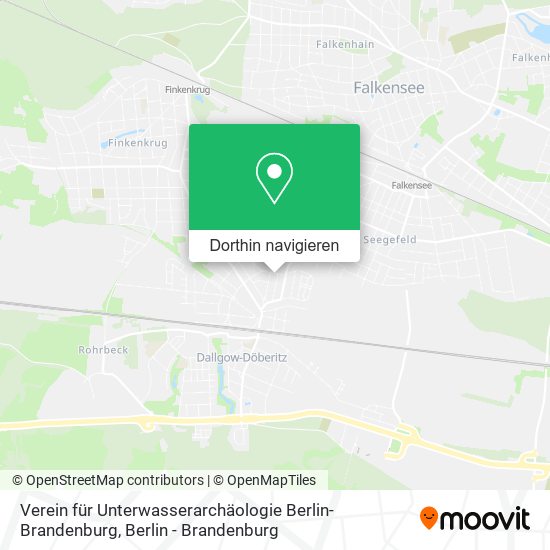 Verein für Unterwasserarchäologie Berlin-Brandenburg Karte