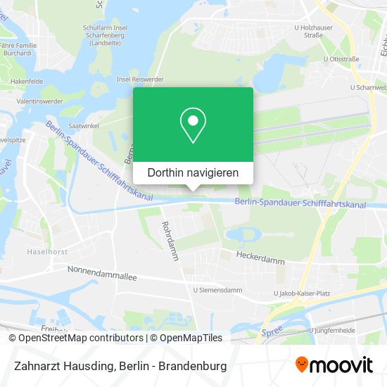 Zahnarzt Hausding Karte