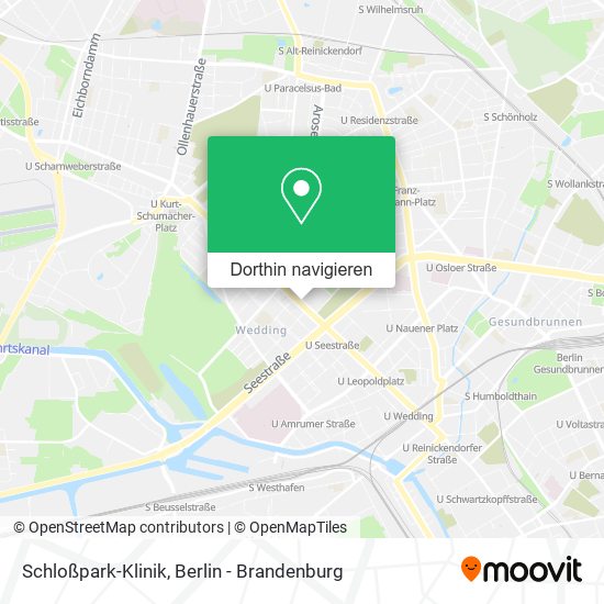 Schloßpark-Klinik Karte