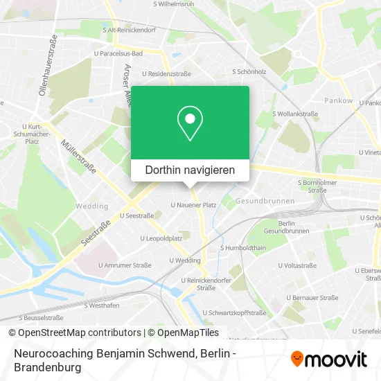 Neurocoaching Benjamin Schwend Karte