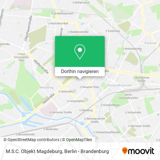 M.S.C. Objekt Magdeburg Karte