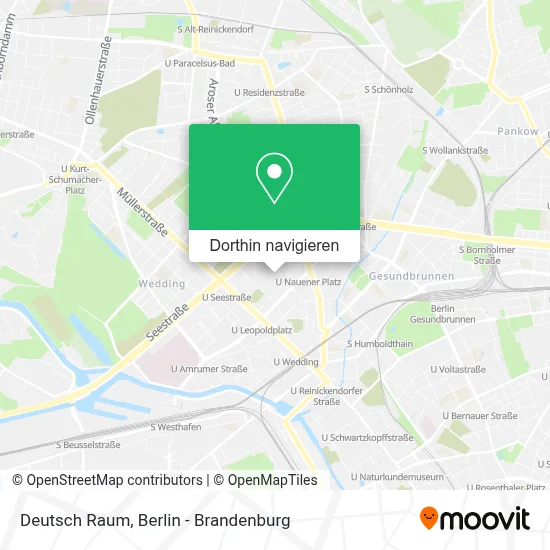 Deutsch Raum Karte