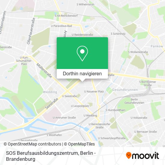 SOS Berufsausbildungszentrum Karte