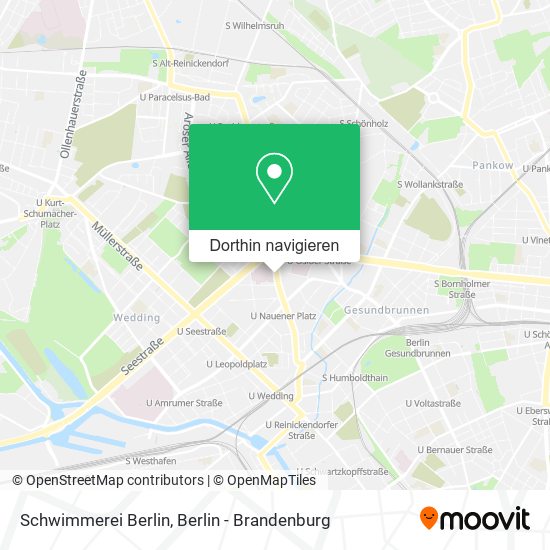 Schwimmerei Berlin Karte