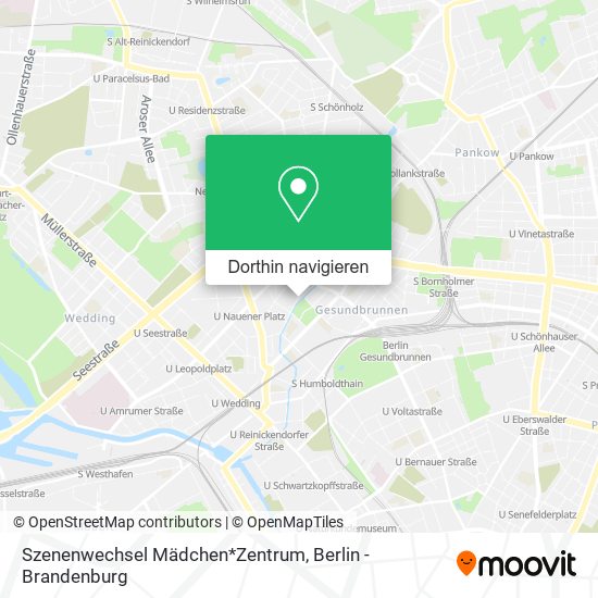 Szenenwechsel Mädchen*Zentrum Karte