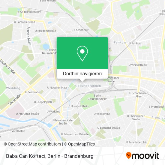 Baba Can Köfteci Karte