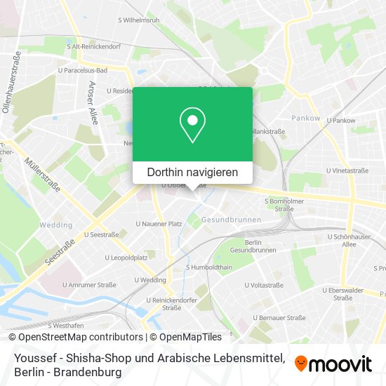 Youssef - Shisha-Shop und Arabische Lebensmittel Karte