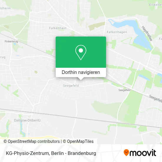 KG-Physio-Zentrum Karte