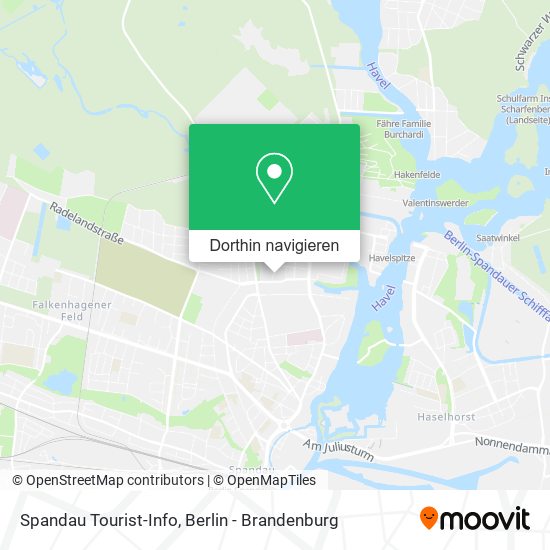 Spandau Tourist-Info Karte