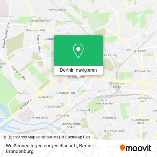 Weißensee Ingenieurgesellschaft Karte