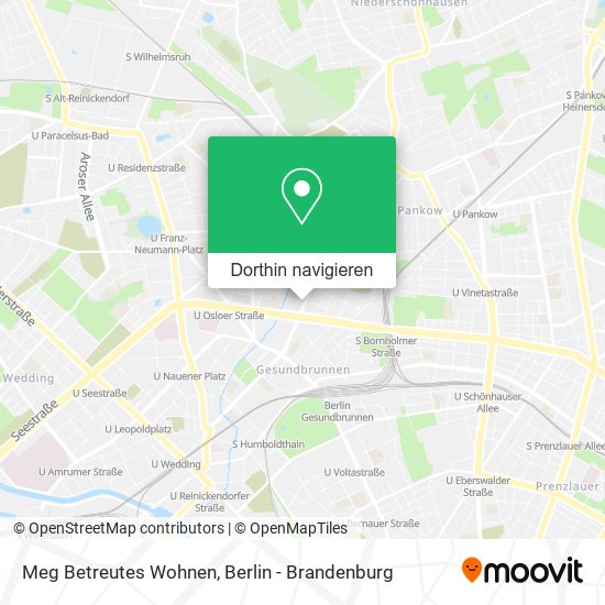 Meg Betreutes Wohnen Karte