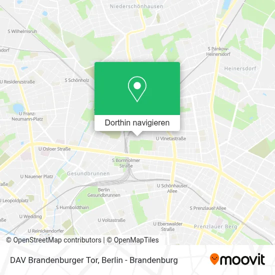 DAV Brandenburger Tor Karte