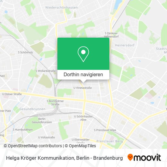 Helga Kröger Kommunikation Karte
