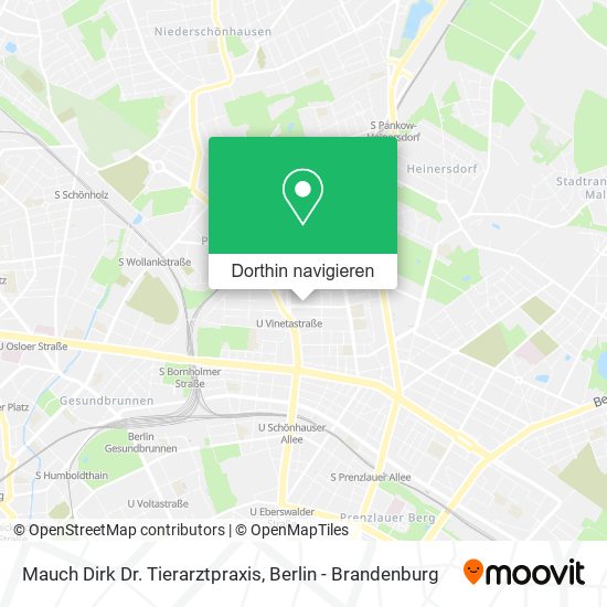Mauch Dirk Dr. Tierarztpraxis Karte