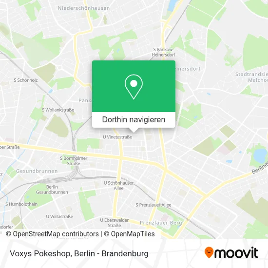 Voxys Pokeshop Karte