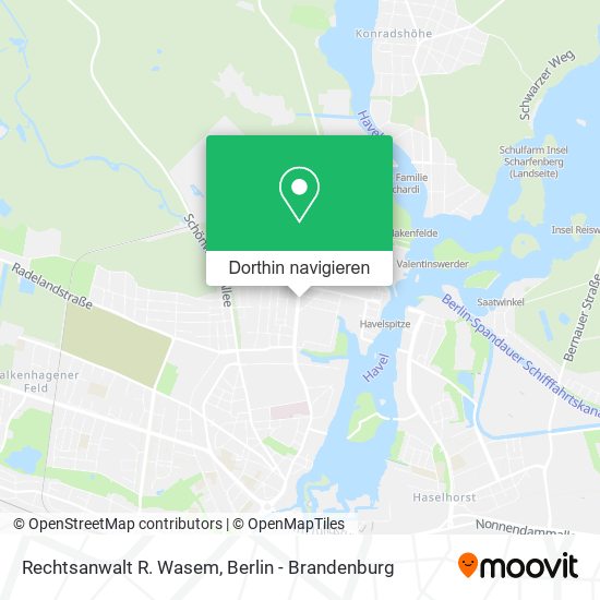 Rechtsanwalt R. Wasem Karte