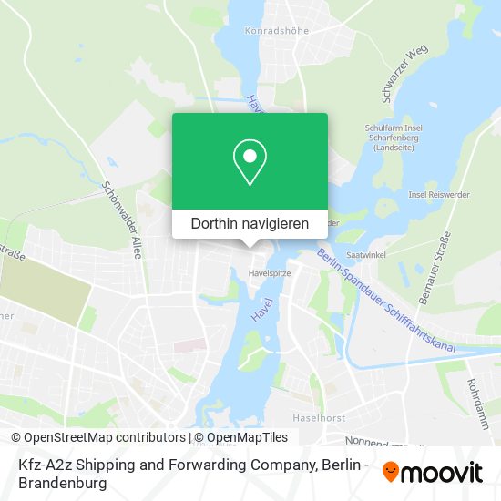 Kfz-A2z Shipping and Forwarding Company Karte