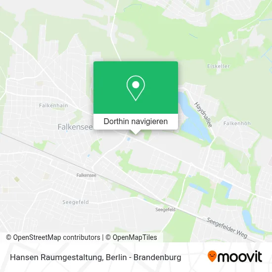 Hansen Raumgestaltung Karte