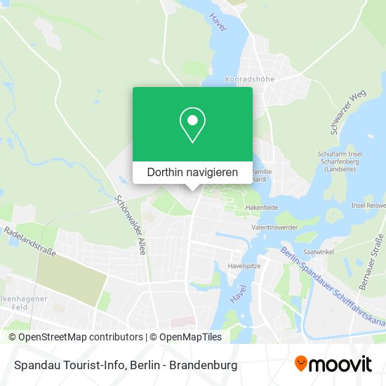 Spandau Tourist-Info Karte