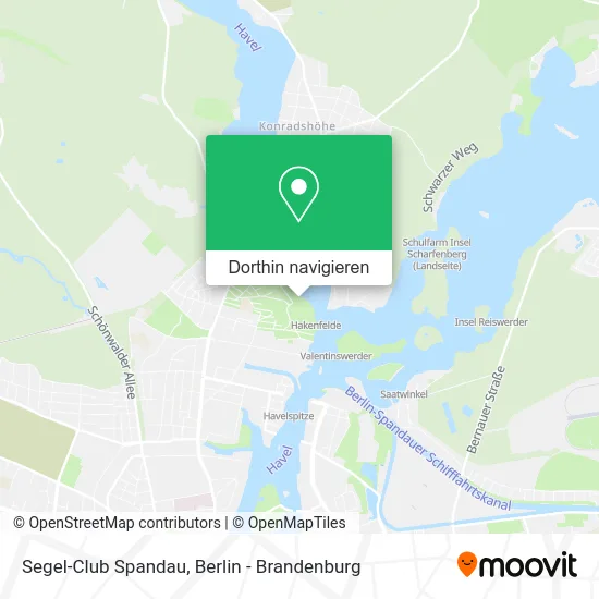 Segel-Club Spandau Karte