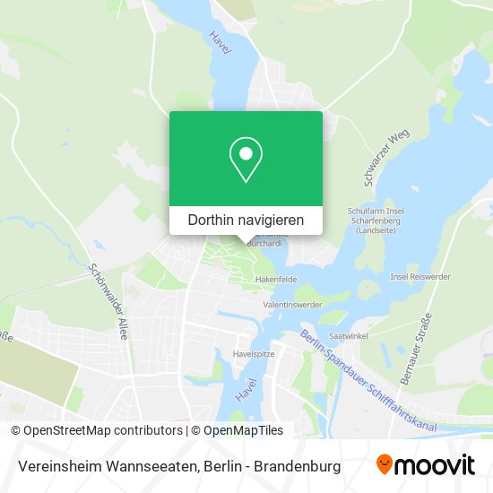 Vereinsheim Wannseeaten Karte