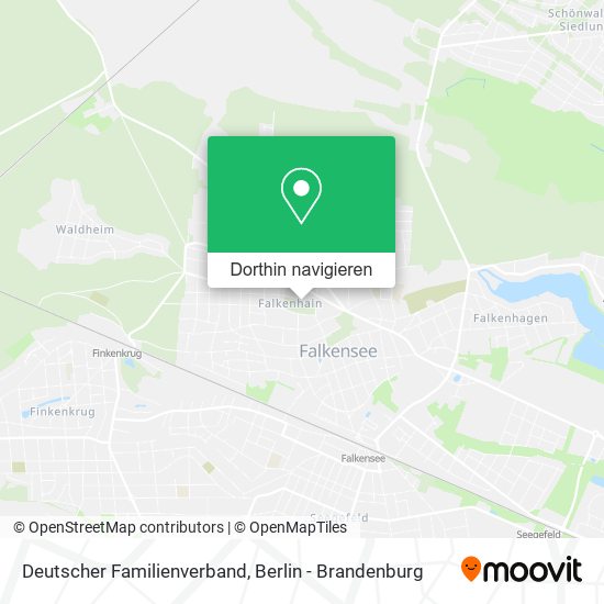 Deutscher Familienverband Karte