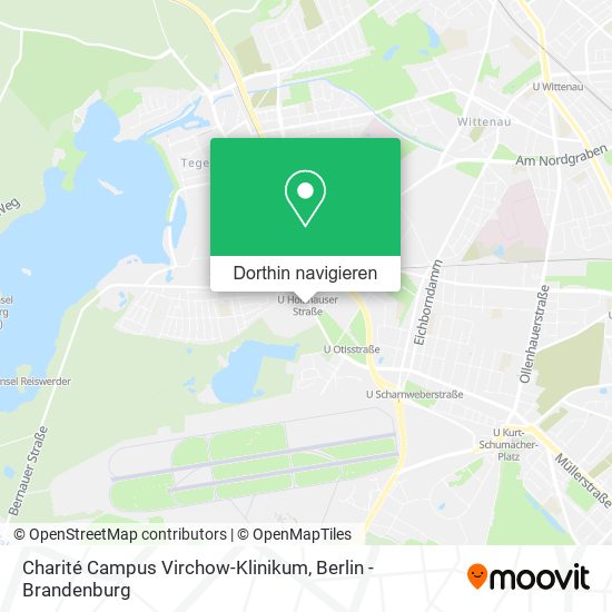 Charité Campus Virchow-Klinikum Karte