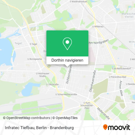 Infratec Tiefbau Karte