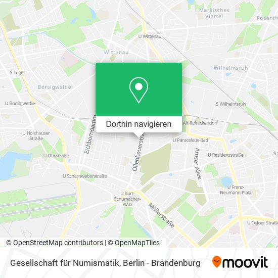 Gesellschaft für Numismatik Karte