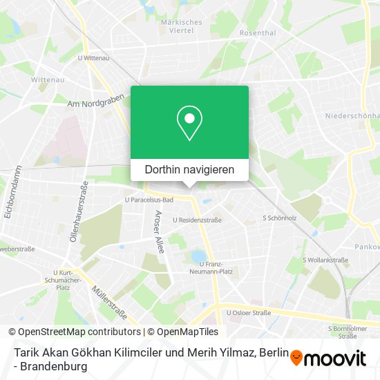 Tarik Akan Gökhan Kilimciler und Merih Yilmaz Karte