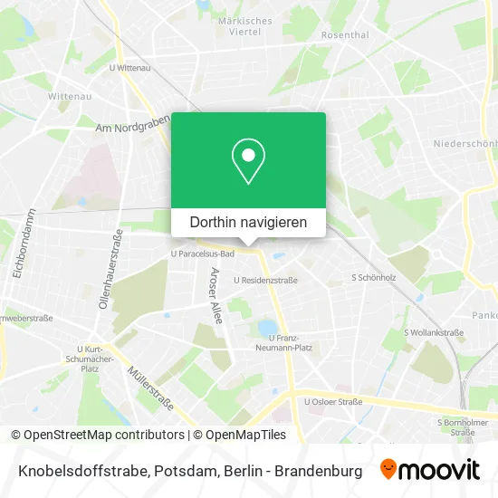 Knobelsdoffstrabe, Potsdam Karte