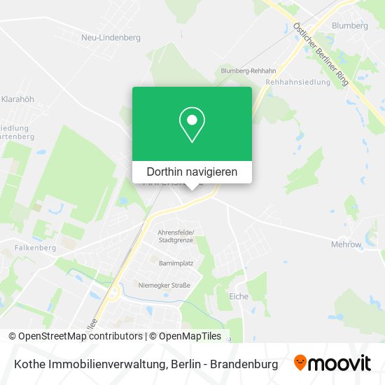 Kothe Immobilienverwaltung Karte