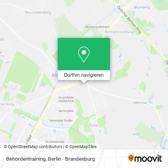 Behördentraining Karte