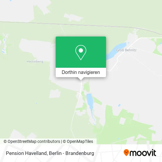 Pension Havelland Karte