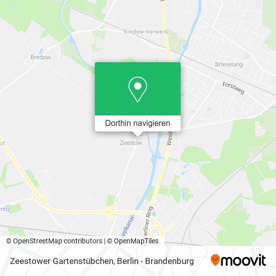 Zeestower Gartenstübchen Karte