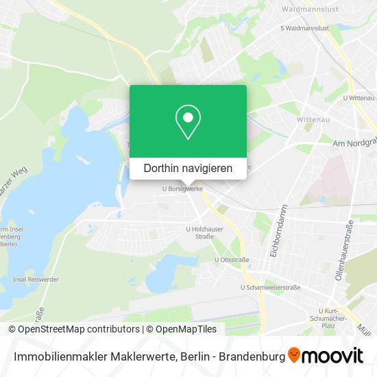 Immobilienmakler Maklerwerte Karte